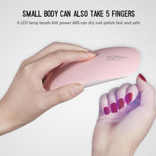 Load image into Gallery viewer, Portable 6W Nail Dryer Machine LED UV Lamp
