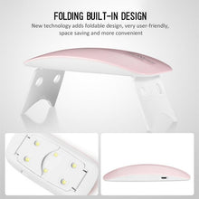 Load image into Gallery viewer, Portable 6W Nail Dryer Machine LED UV Lamp
